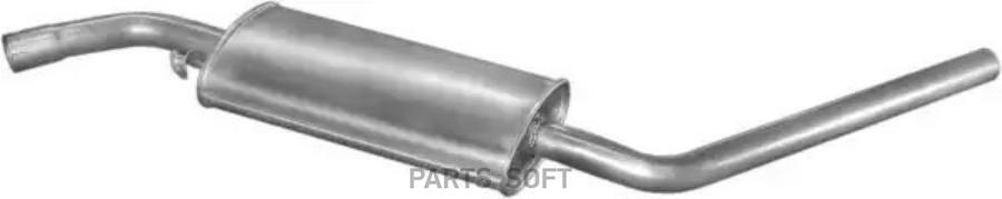 

POLMOSTROW Глушитель средняя часть 30213