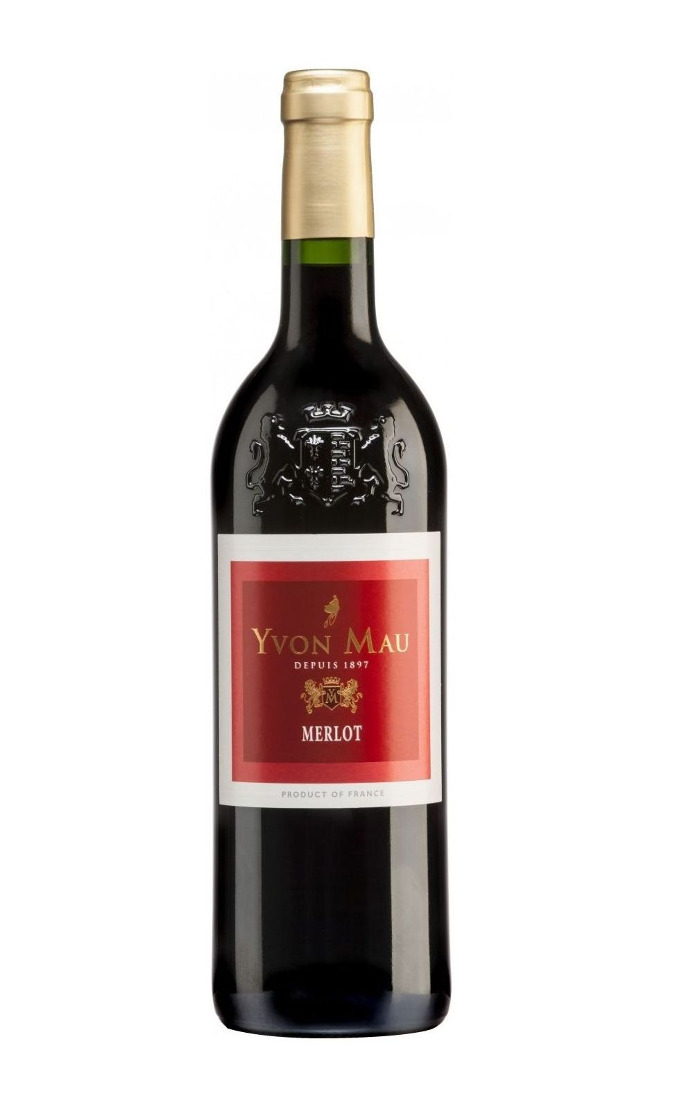 

Вино сухое красное Yvon Mau Merlot 2019, Франция, 0.75 л