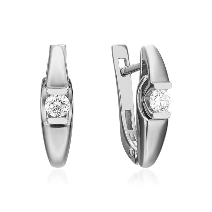 

Серьги из белого золота с бриллиантом PLATINA jewelry 02-3849-00-101-1120-30, 02-3849-00-101-1120-30