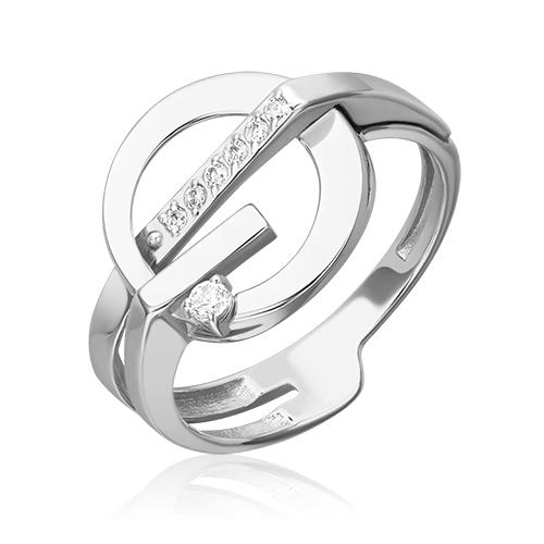 

Кольцо из золота р.  PLATINA jewelry 01-5680-00-401-1120, фианит, 01-5680-00-401-1120