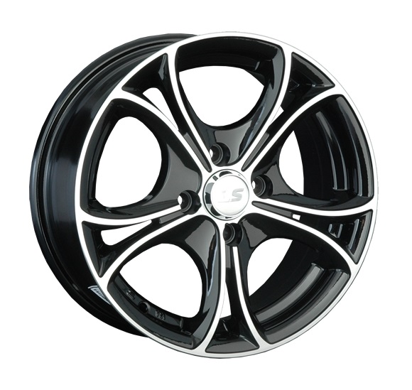 

Колесный диск LS 393 (BKF) 7.5xR17 ET45 5*114.3 D73.1, Черный;серебристый