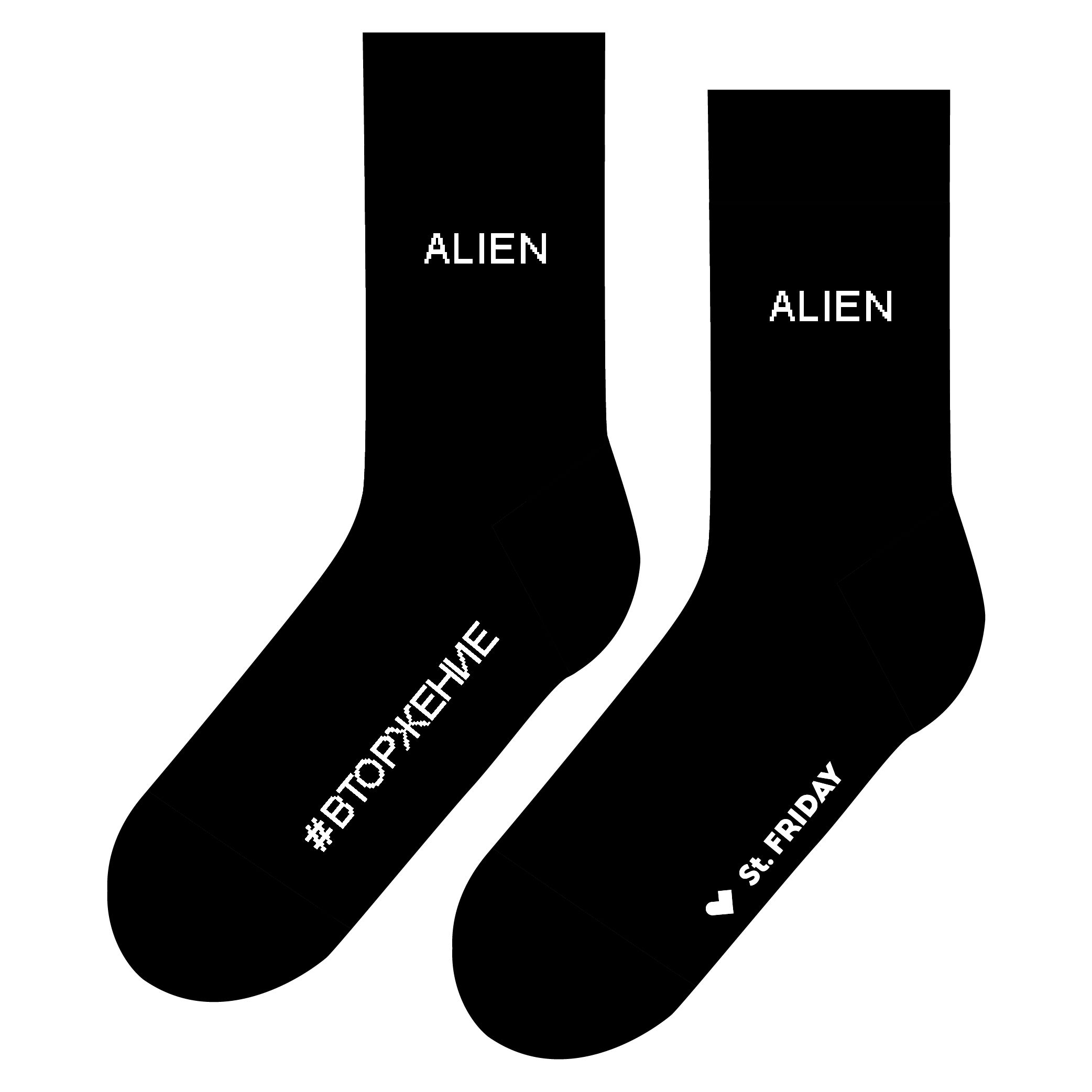 фото Носки мужские st. friday socks 666-19 черные 42-46