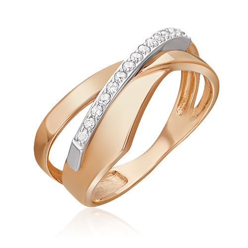 

Кольцо из золота р. 17 PLATINA jewelry 01-5669-00-401-1111, фианит, 01-5669-00-401-1111