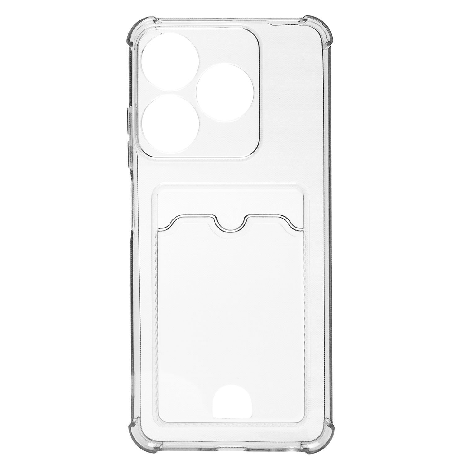 

Чехол для Tecno Spark 10 (KI5q), Spark 10C (KI5k, KI5m) силиконовый с картхолдером 2, Черный