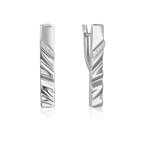 

Серьги из серебра с фианитом PLATINA jewelry 02-5068-00-401-0200, 02-5068-00-401-0200