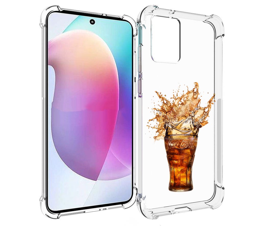

Чехол MyPads Кола-в-стакане для Motorola Edge 30 Neo, Прозрачный, Tocco