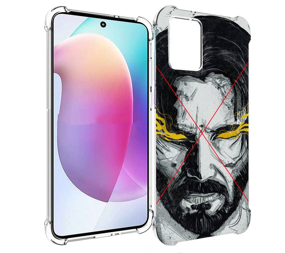

Чехол MyPads Джон-Уик для Motorola Edge 30 Neo, Прозрачный, Tocco