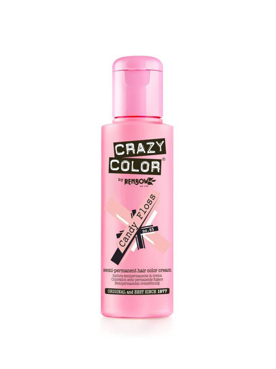 

Краска для волос CRAZY COLOR 65, сахарная вата, 100 мл (Цв: CandyFloss)