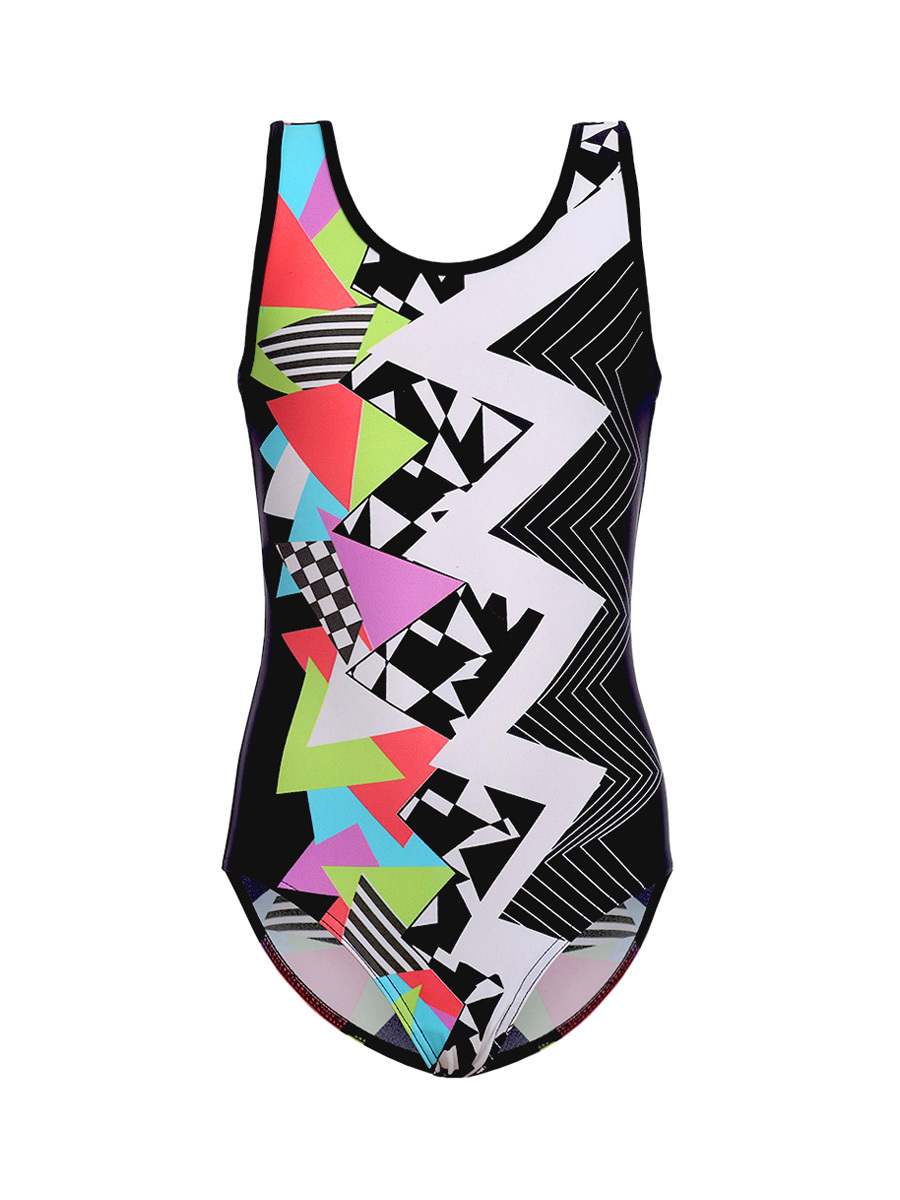 

Купальник слитный детский Aliera К 24.36, черный, 158, Разноцветный, К 24.36