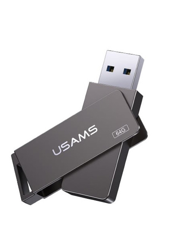 

Флэш диск 64Gb - Usams US-ZB196 Rotatable High Speed Grey ZB196UP01, US-ZB196