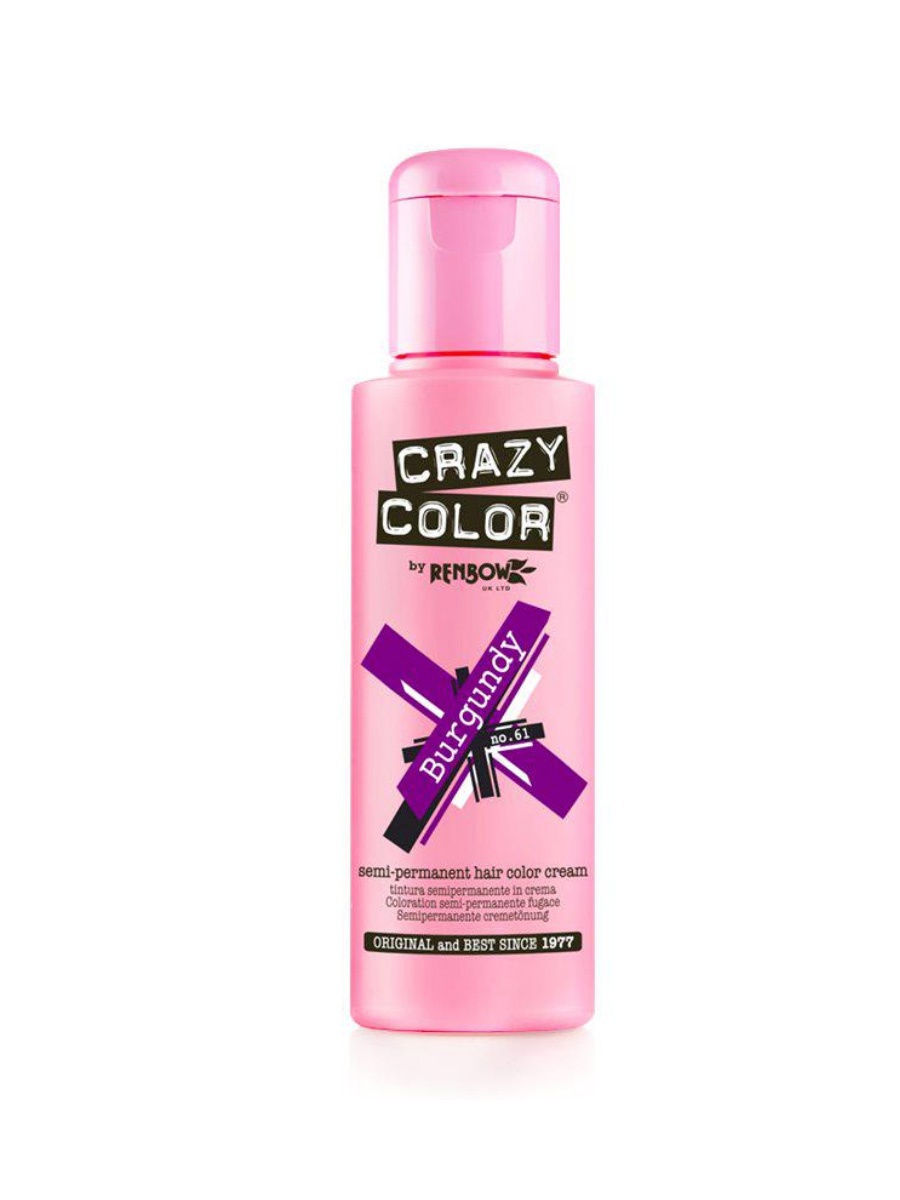 

Краска для волос CRAZY COLOR 61, бургунди, 100 мл (Цв: Burdundy)