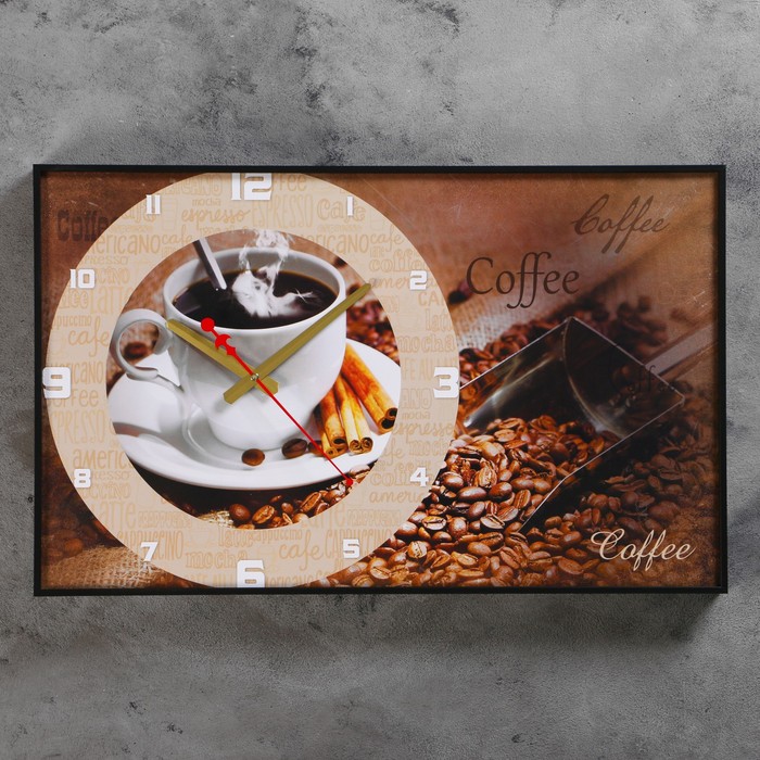 

Часы-картина настенные, серия: Кухня, Coffee, 57 х 35 х 4 см, микс