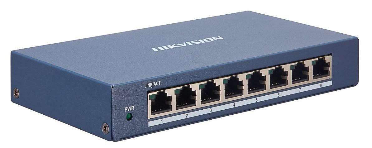 Коммутатор Hikvision DS-3E1508-EI синий