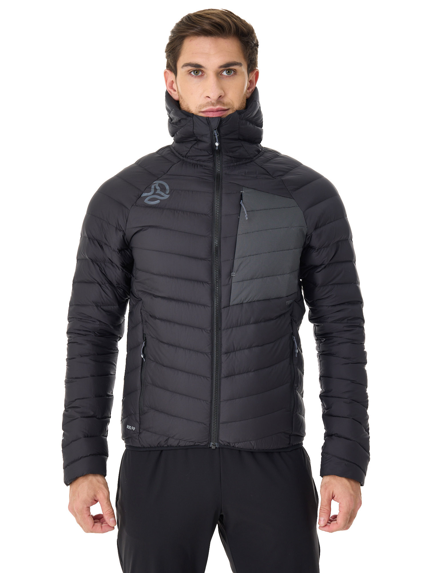 Куртка мужская Ternua Vilman Hood Down Jkt M 2024 серая XL 38388₽