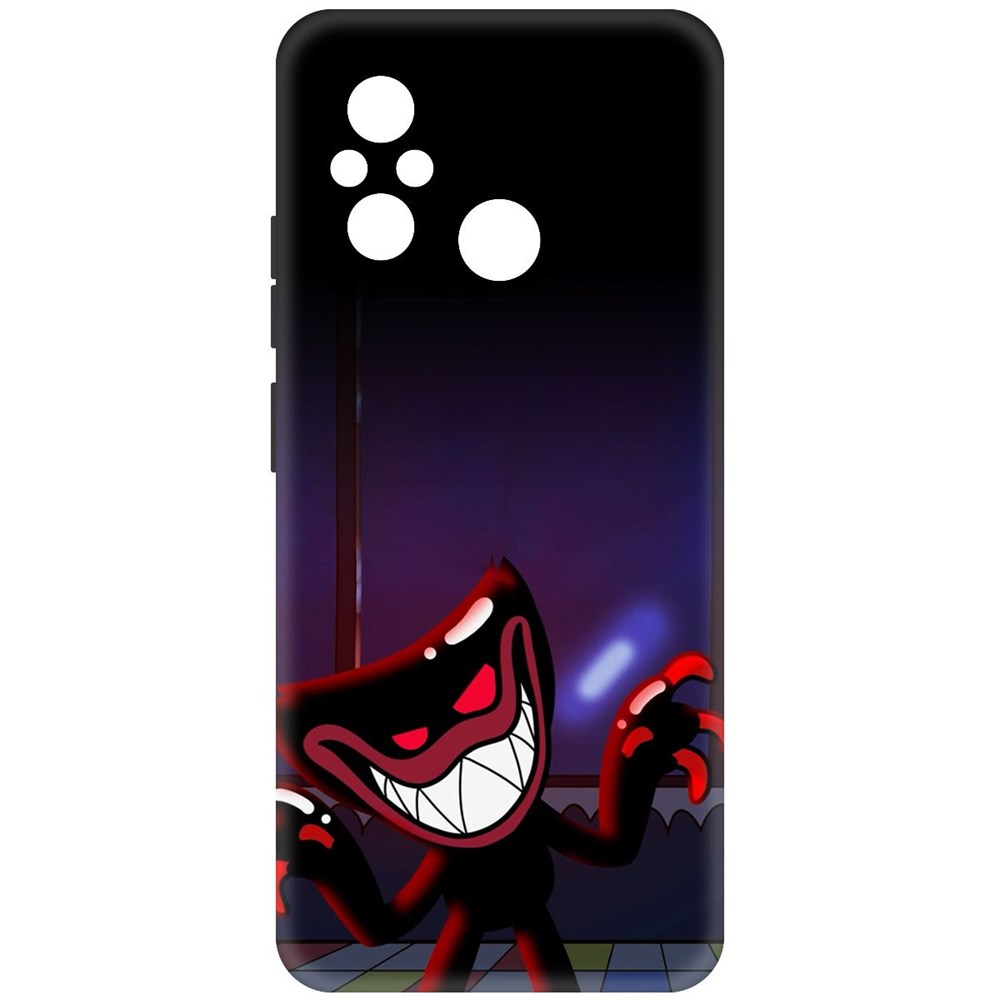 

Чехол-накладка Софт Хаги Ваги для Xiaomi Redmi 12C, Черный