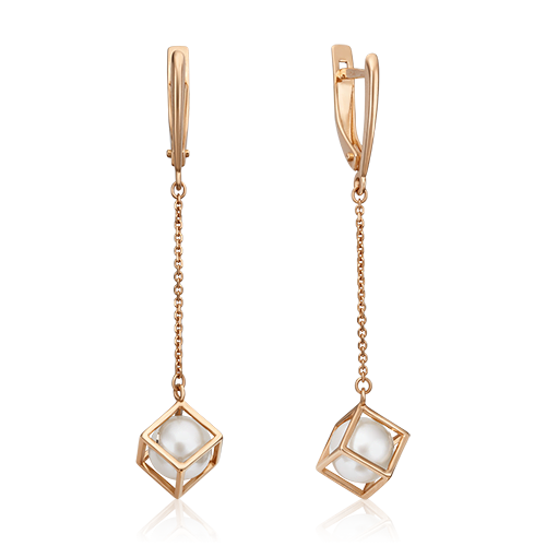 

Серьги из красного золота с жемчугом PLATINA jewelry 02-4412-00-301-1110-31, 02-4412-00-301-1110-31