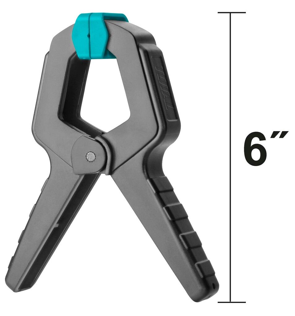 фото Зажим пружинный total tht13362 длина: 150мм total tools