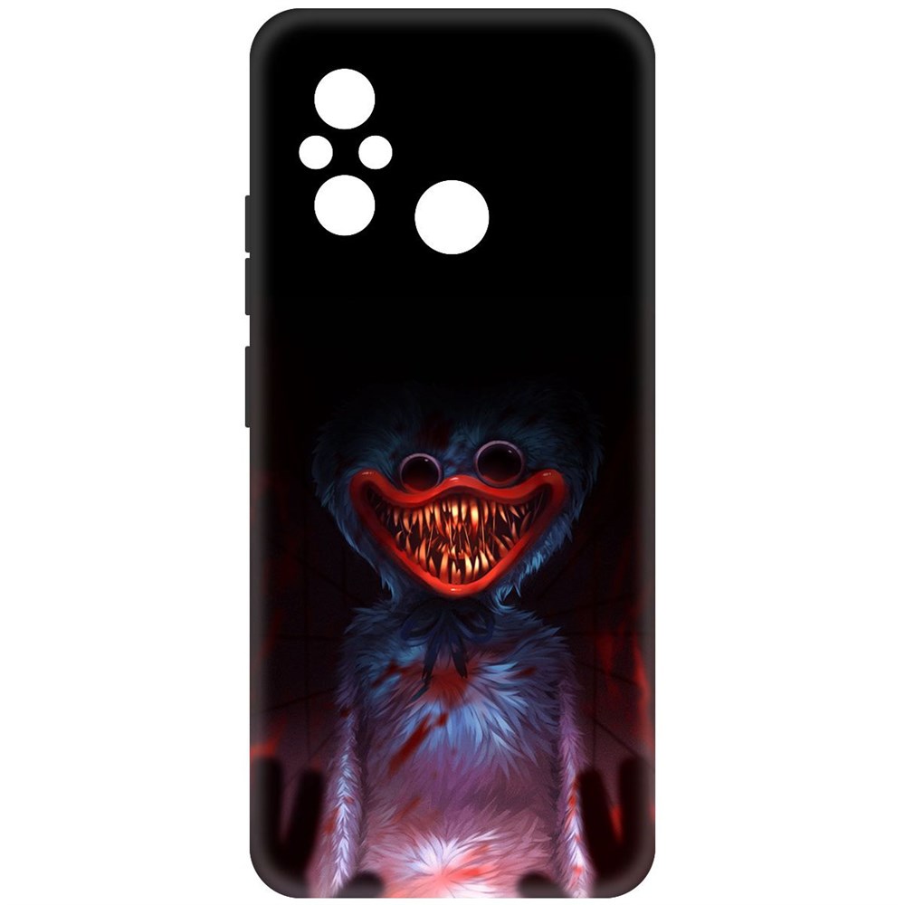 

Чехол-накладка Софт Атака Хаги Ваги для Xiaomi Redmi 12C, Черный