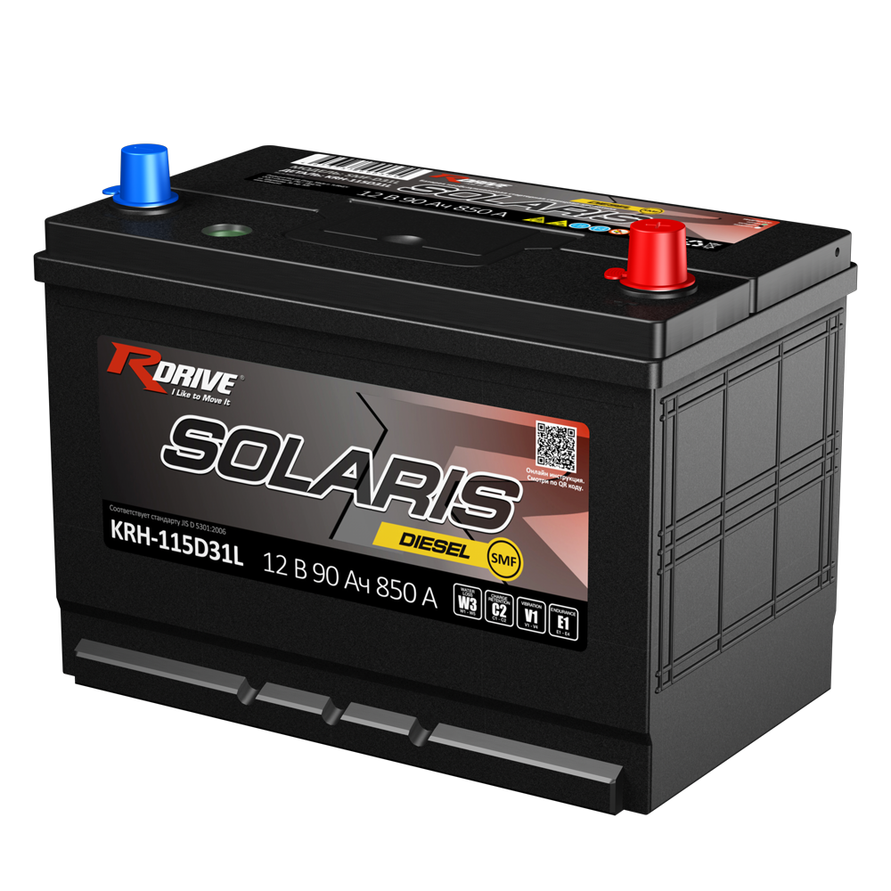 Аккумулятор RDRIVE SOLARIS 115D31L