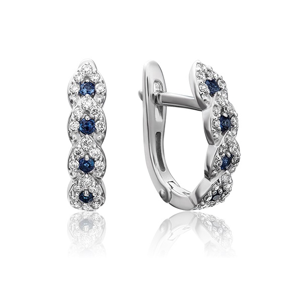 

Серьги из белого золота с бриллиантом PLATINA jewelry 02-0943-00-105-1120-30, 02-0943-00-105-1120-30