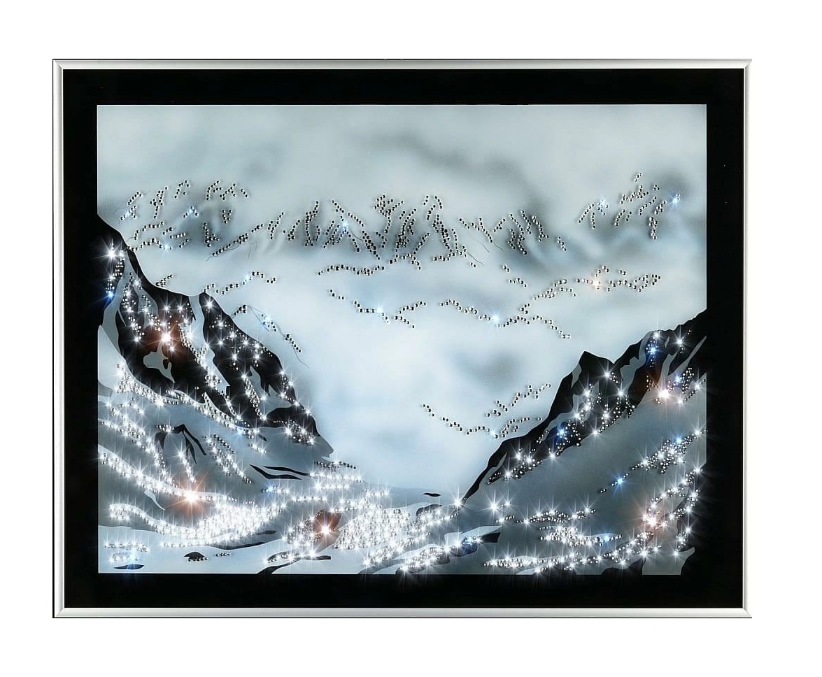 

Картина Лучше гор могут быть только горы. Сваровски Swarovski 50 х 40 см