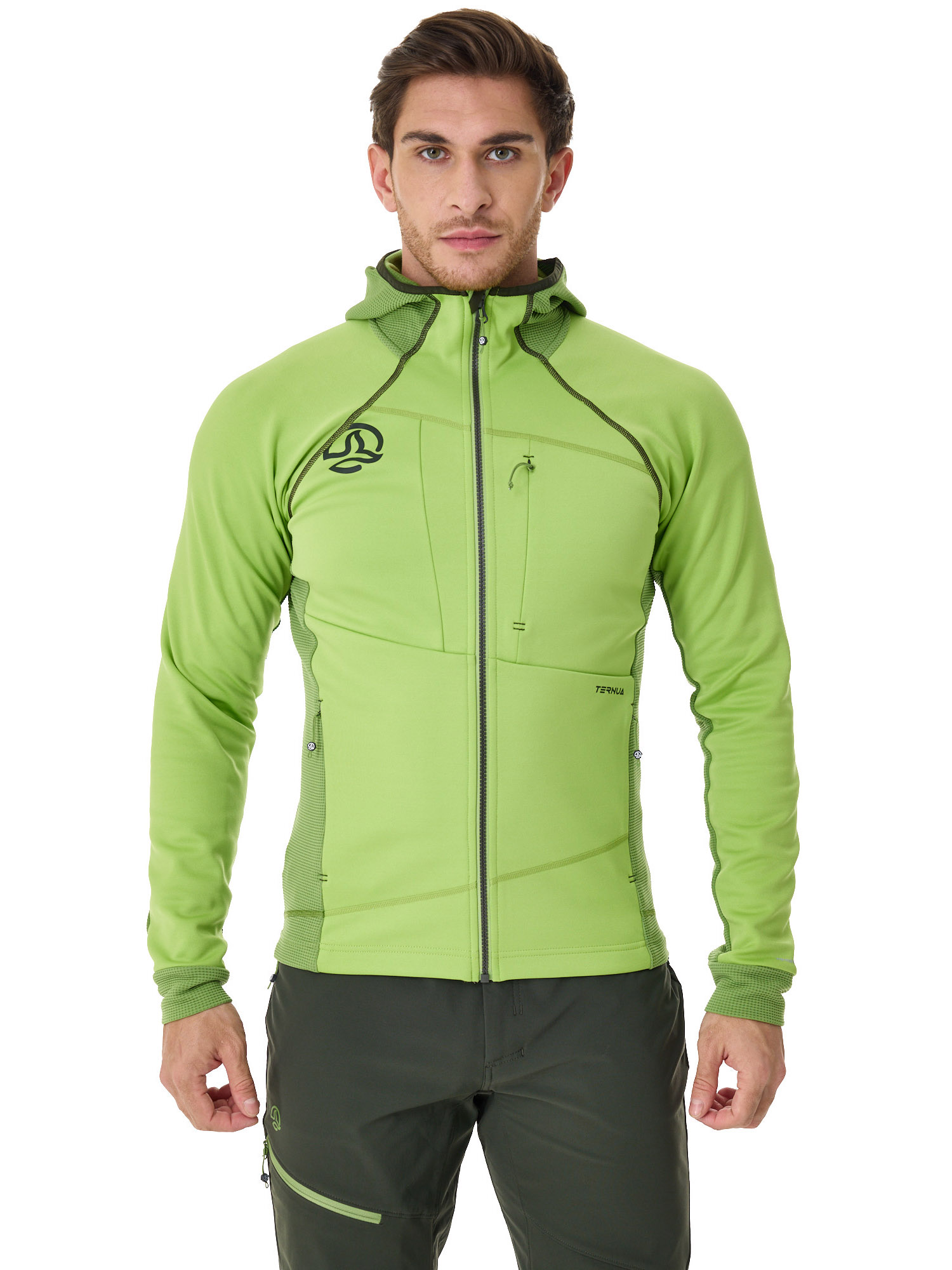 

Куртка мужская Ternua Sakket 2.0 Hood Jkt M 2024 зеленая L, Зеленый, Sakket 2.0 Hood Jkt M 2024