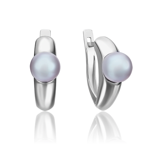 

Серьги из белого золота с жемчугом культивированным PLATINA jewelry 02-4361-00-301-1120-31, 02-4361-00-301-1120-31