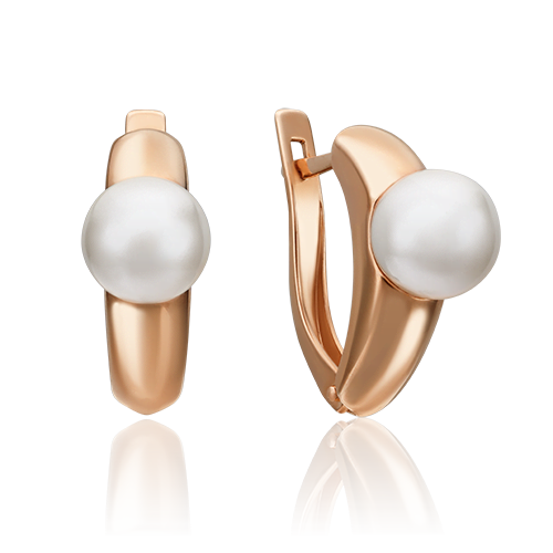 

Серьги из красного золота с жемчугом PLATINA jewelry 02-4361-00-301-1110-31, 02-4361-00-301-1110-31