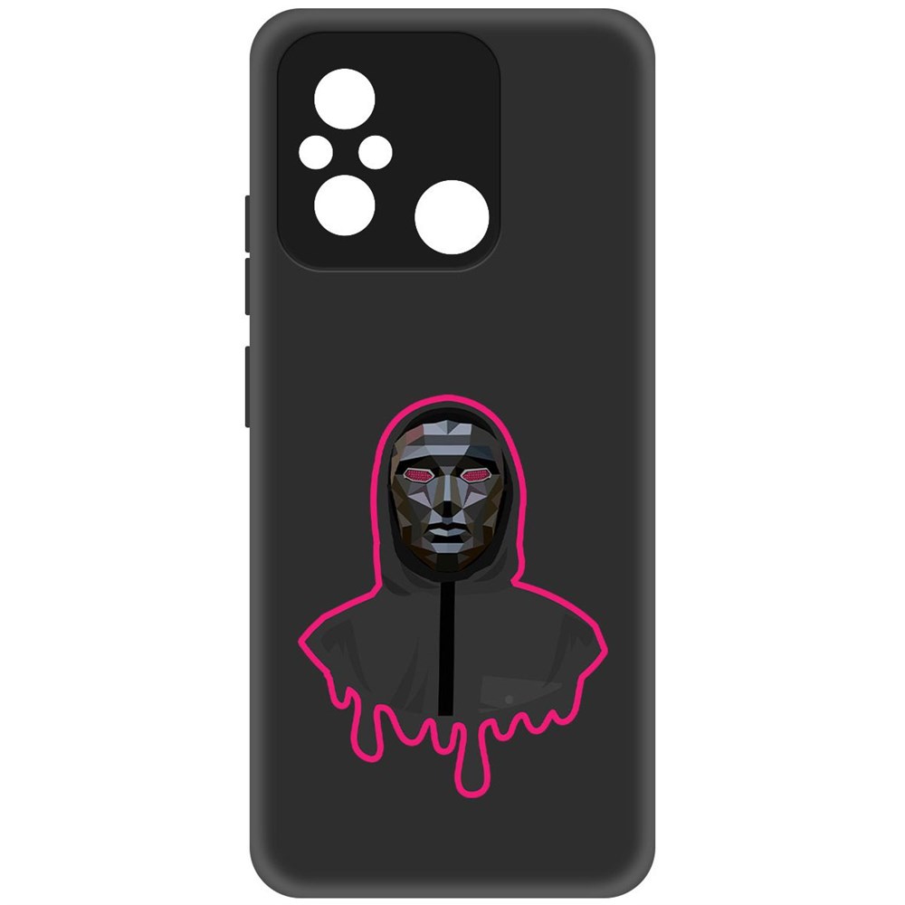 

Чехол-накладка Софт Игра в кальмара-Ведущий для Xiaomi Redmi 12C, Черный