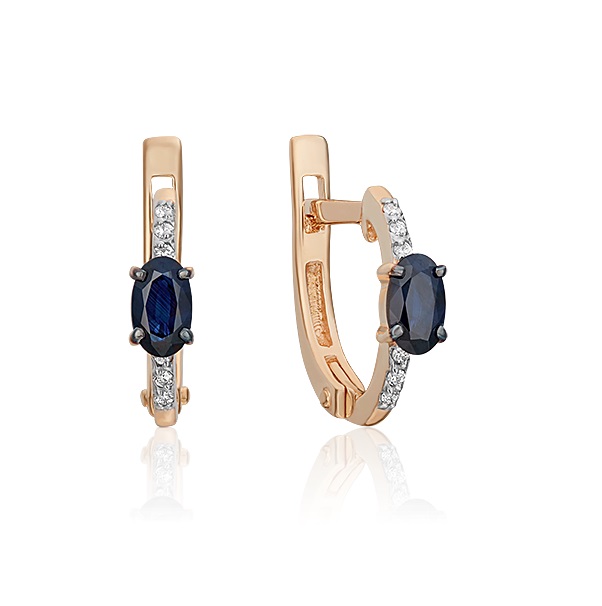 

Серьги из красного золота с бриллиантом PLATINA jewelry 02-0897-00-105-1110-30, 02-0897-00-105-1110-30
