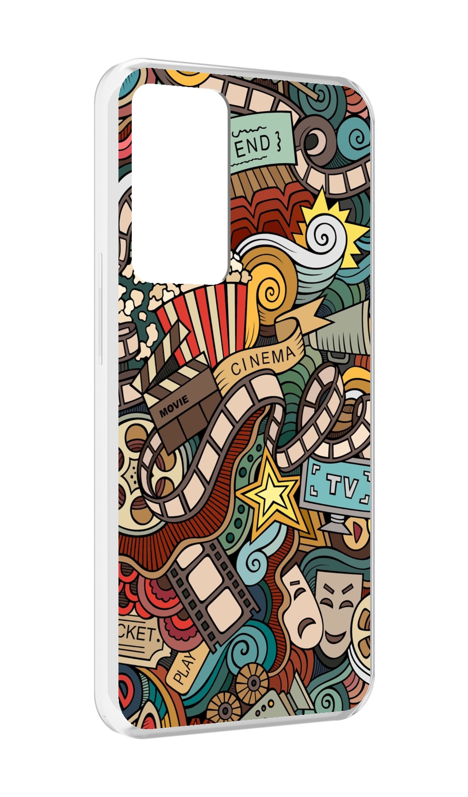 

Чехол MyPads любимое кино для OPPO Reno 8 Lite, Прозрачный, Tocco