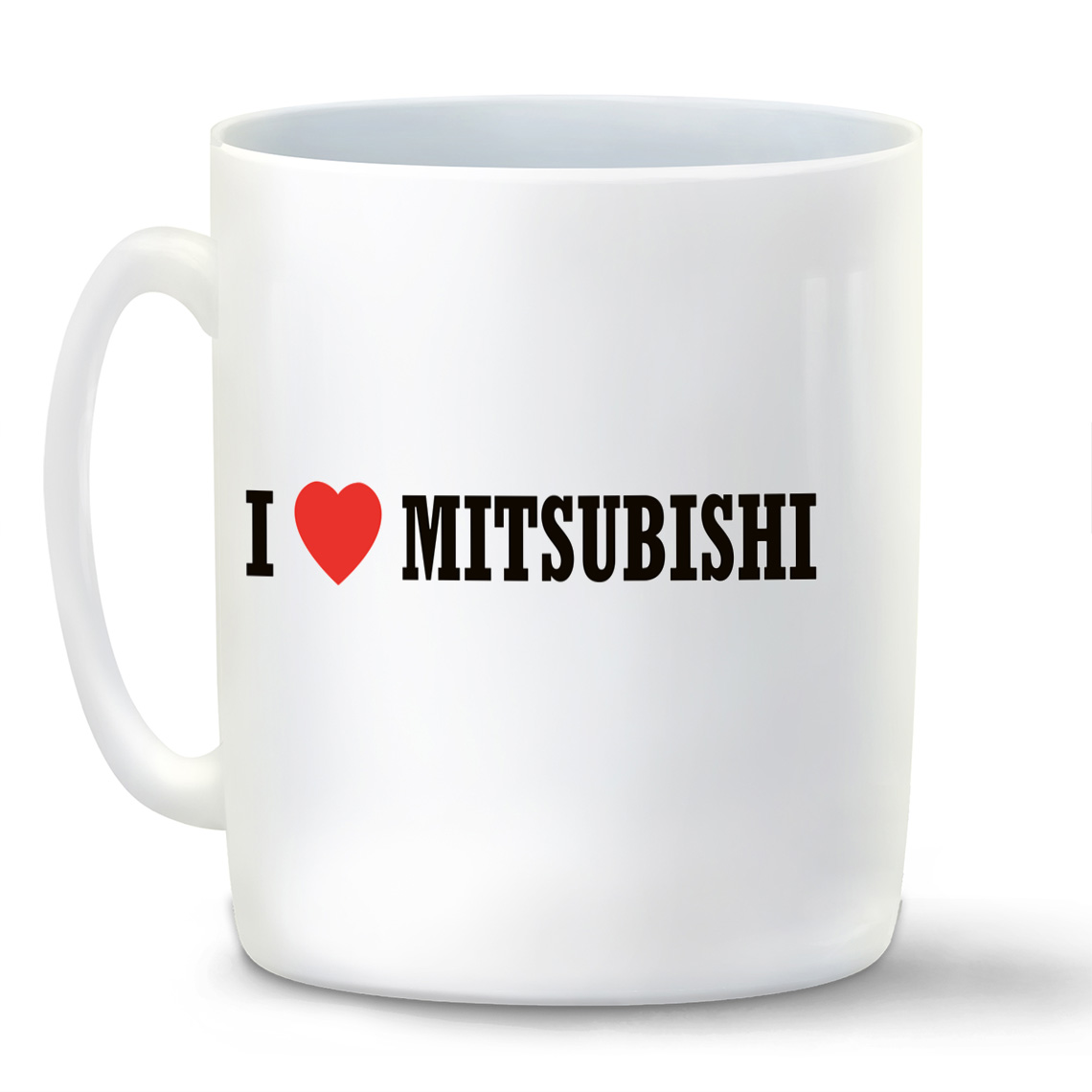 

Кружка CoolPodarok Авто I love Mitsubishi