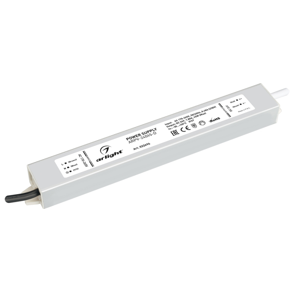 фото Блок питания arpv-24045-d (24v, 1.9a, 45w) (arl, ip67 металл) arlight