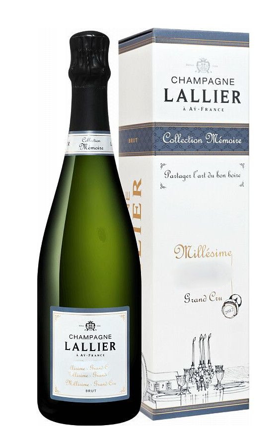 

Шампанское брют белое Lallier Millesime Brut Grand Cru Champagne 2012, Франция, 0.75 л