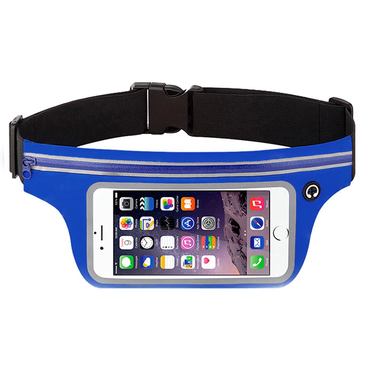Спортивная сумка Run Energy для телефона поясная синяя
