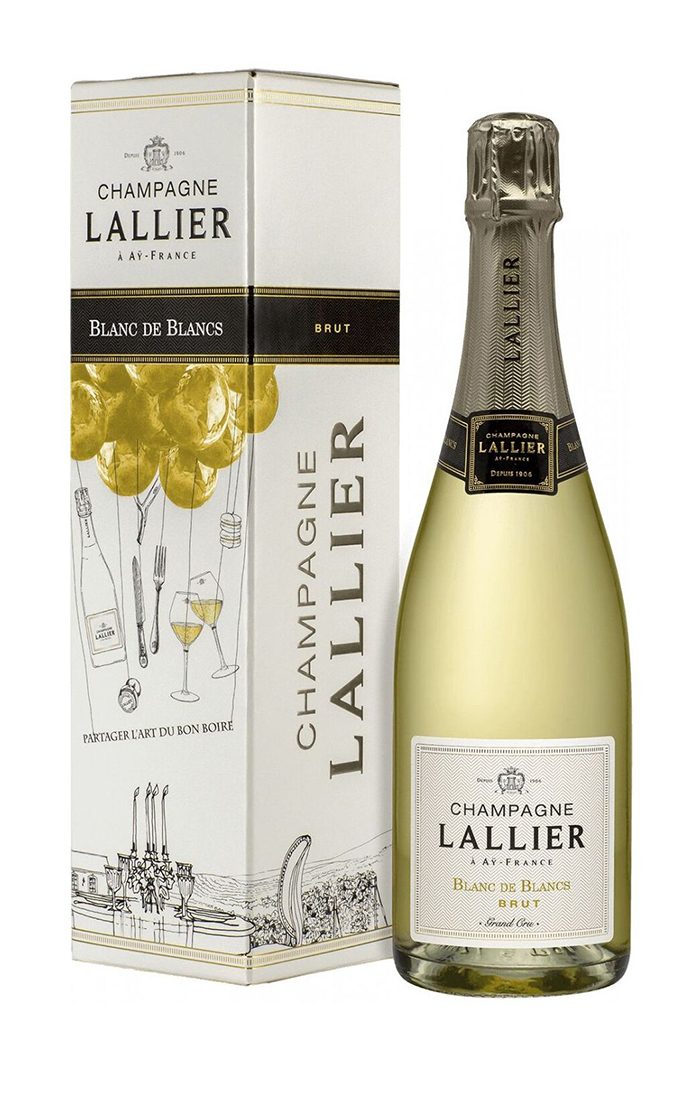 фото Шампанское брют белое lallier blanc de blancs brut grand cru champagne, франция, 0.75 л