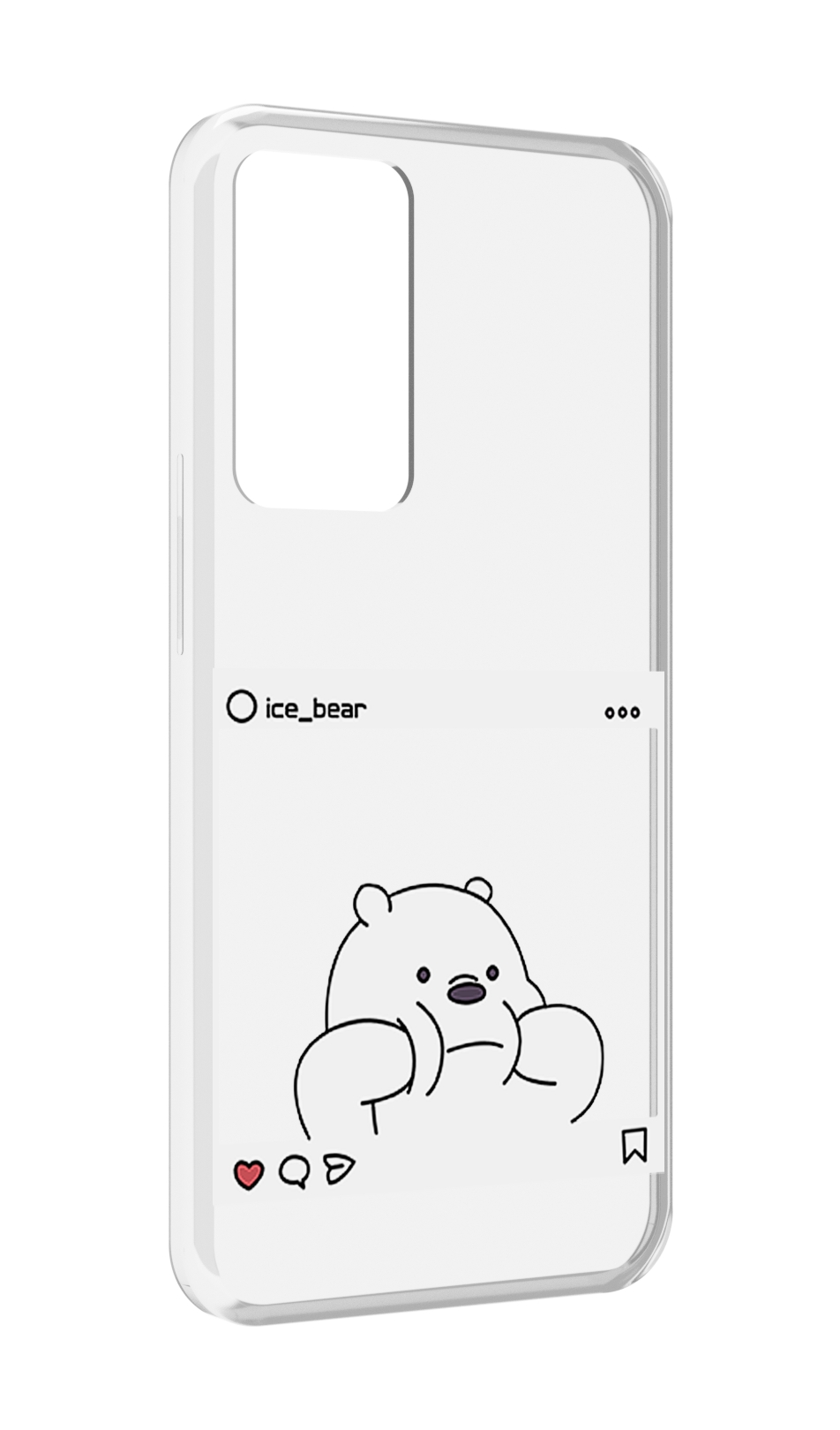 

Чехол MyPads ледяной-медведь для OPPO Reno 8 Lite, Прозрачный, Tocco