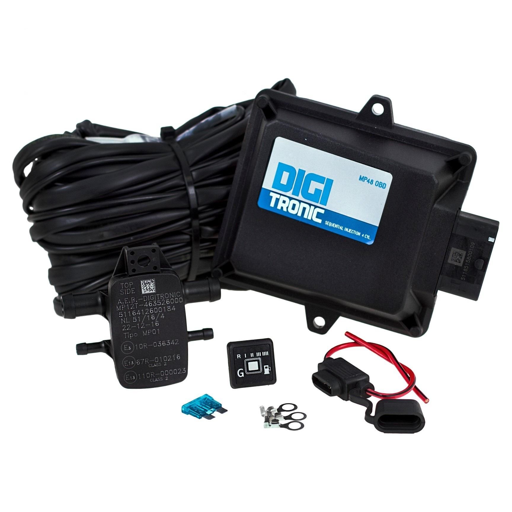 

Комплект электроники ГБО DIGITRONIC AEB MP48 OBD 4 цилиндра, 48 OBD