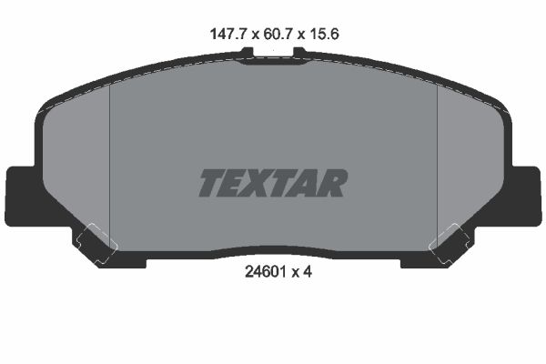 

Колодки Тормозные Передние TEXTAR 2460101
