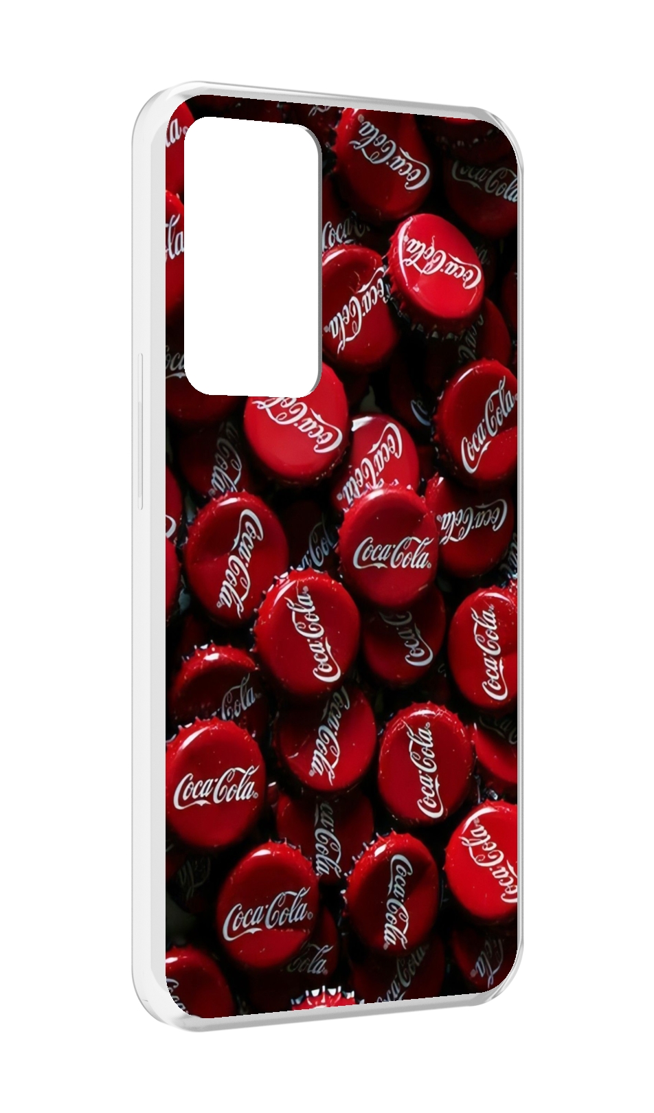

Чехол MyPads крышки от кокаколы для OPPO Reno 8 Lite, Прозрачный, Tocco