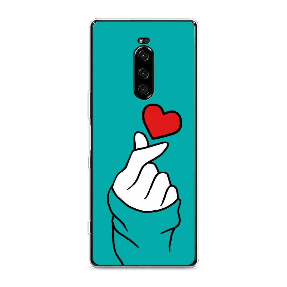 Чехол Awog на Sony Xperia XZ4/Xperia 1 Маленькое сердечко