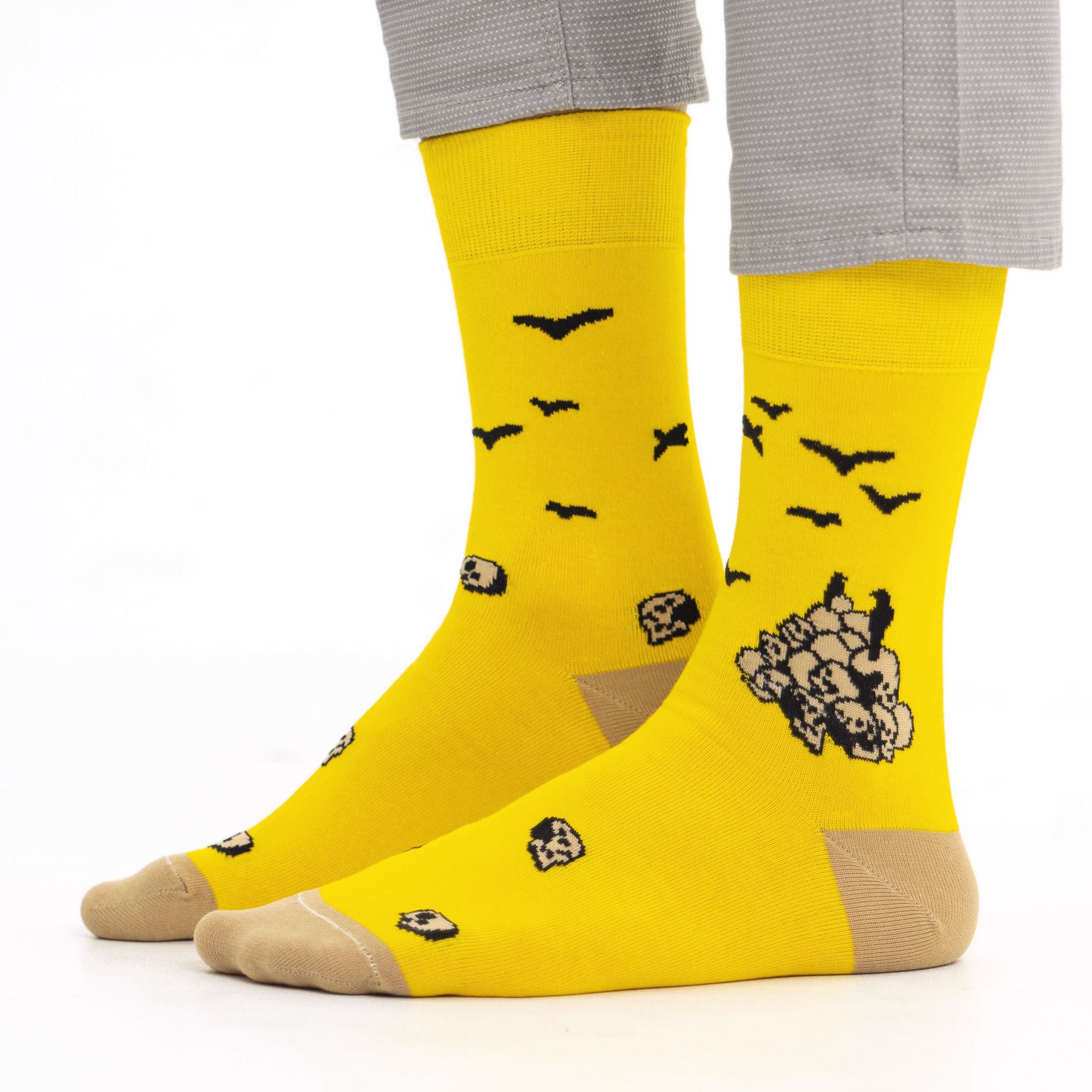 

Носки унисекс St. Friday Socks tr0805 желтые 34-37, Желтый, tr0805