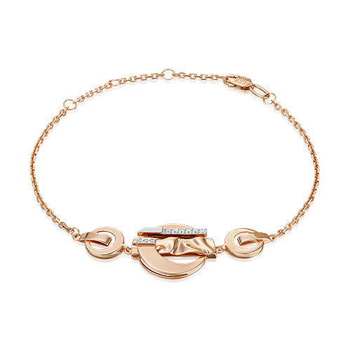 

Браслет из золота р. 16 PLATINA jewelry 05-0758-00-201-1111, топаз, 05-0758-00-201-1111