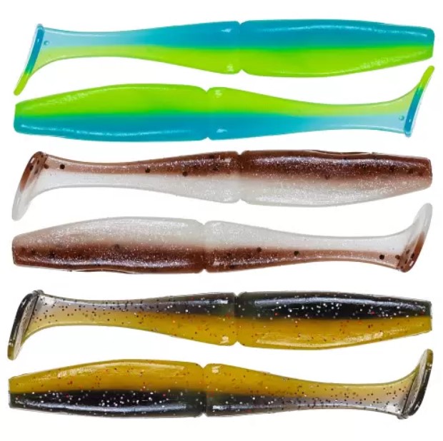 

Силиконовая приманка Trigger Baits Gambler 105мм. mix1 5шт., Разноцветный, Gambler