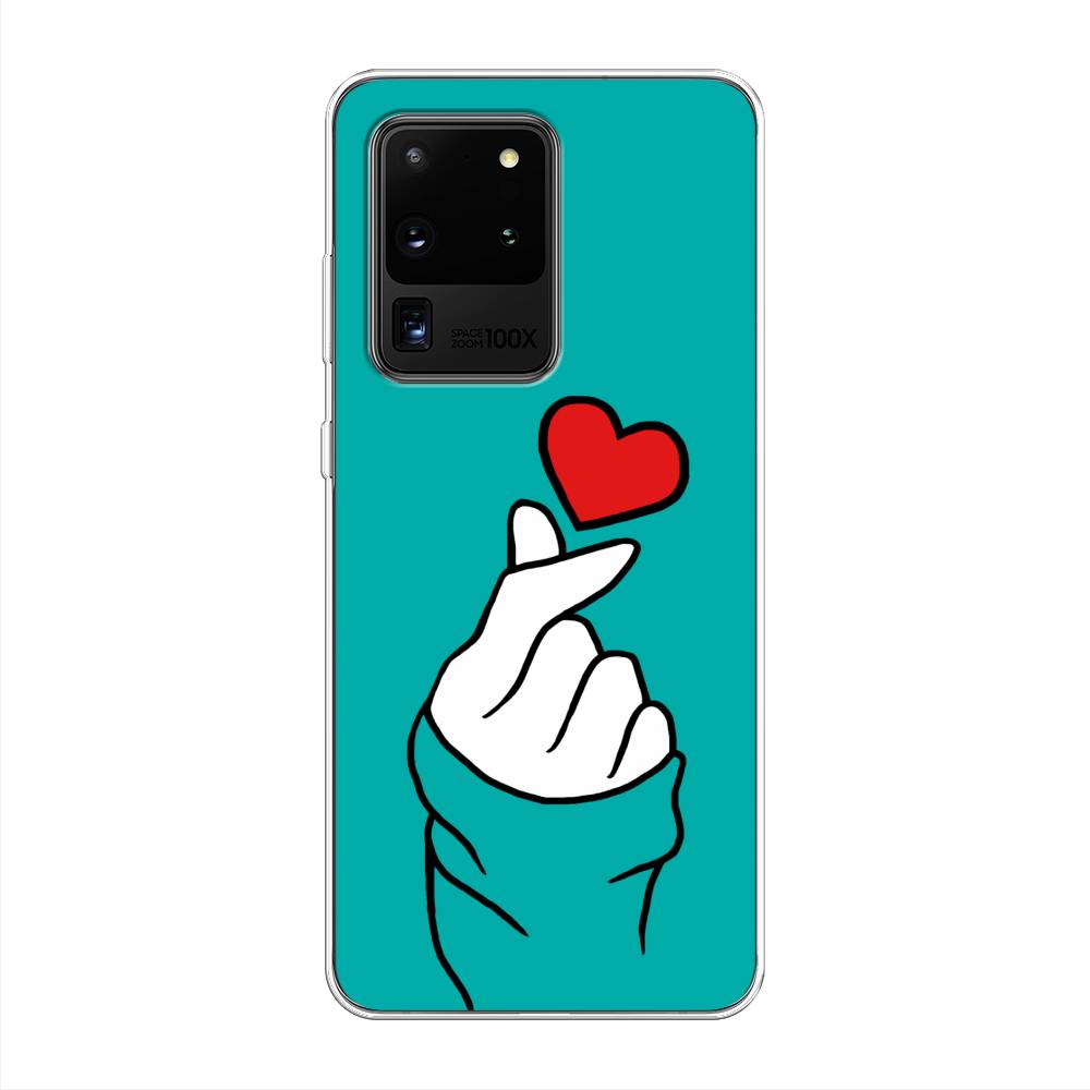 

Чехол Awog на Samsung Galaxy S20 Ultra "Маленькое сердечко", Разноцветный, 29450-7