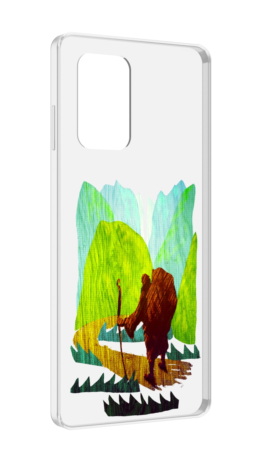 Чехол MyPads Лесная тропа для ZTE Blade A72 / ZTE Blade V40 Vita