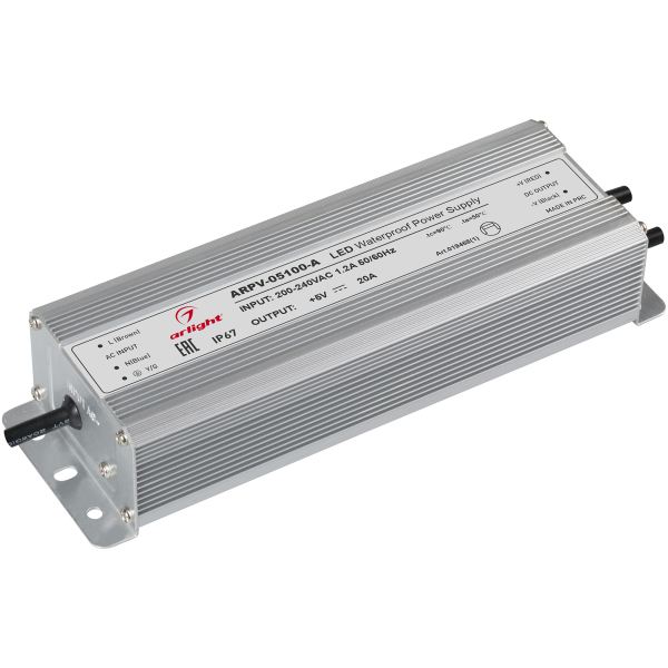 фото Блок питания arpv-05100-a (5v, 20.0a, 100w) (arl, ip67 металл) arlight