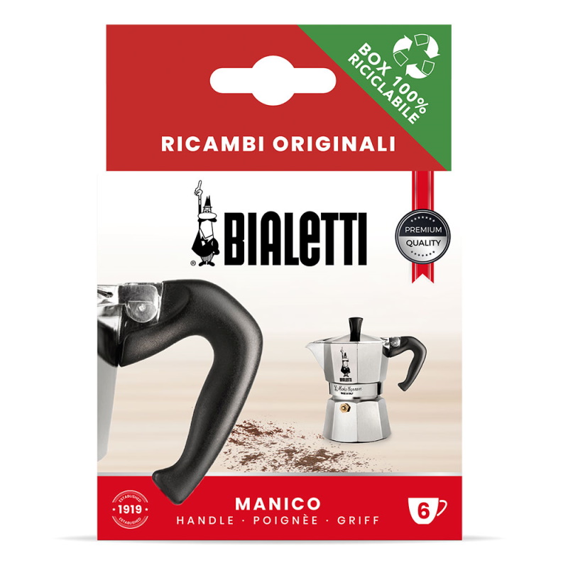 Комплект запасных частей Bialetti (1 ручка) для кофеварки Moka Express на 6 чашек