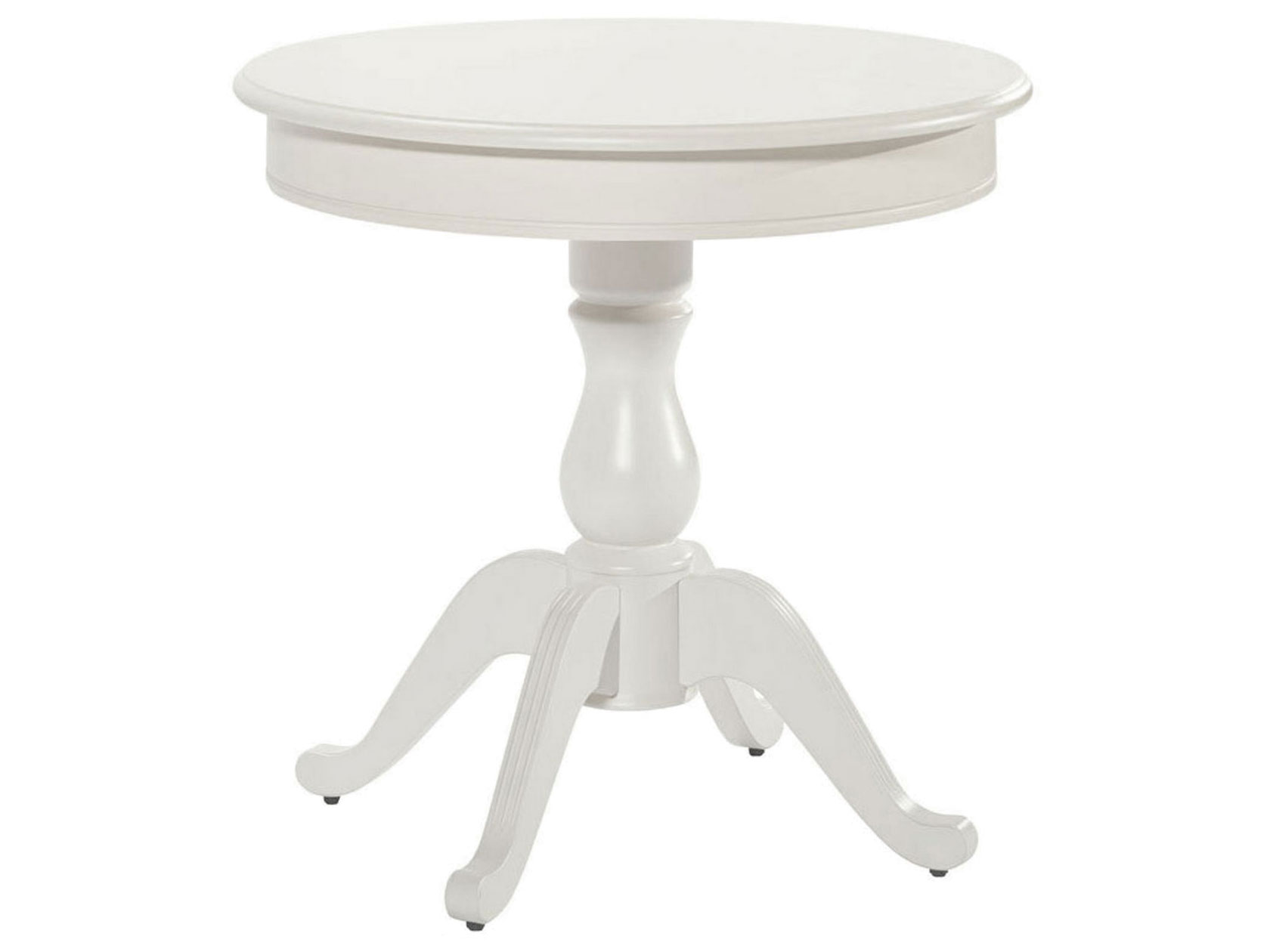 фото Кухонный стол фабрицио 1 (82х82/112) белая эмаль аврора мебель
