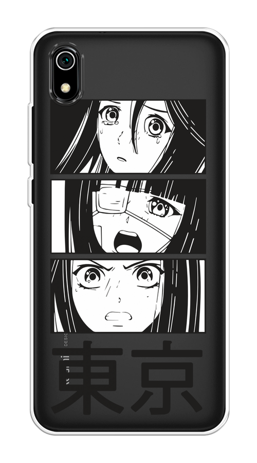 

Чехол на Xiaomi Redmi 7A "Tokyo girls", Белый;черный;прозрачный, 35450-1